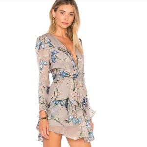 For Love & Lemons : Cleo Patty Dress in grey